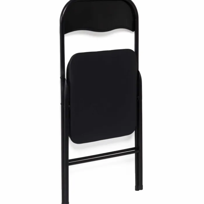 Lot de 6 chaises noires pliables d’intérieur
