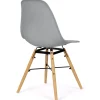 Lot de 6 chaises scandinaves couleur pastel