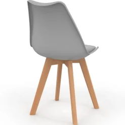 Lot de 6 chaises scandinaves 4 couleurs
