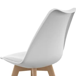 Lot de 6 chaises scandinaves mix color gris foncé, blanc, noir et velours patchworks