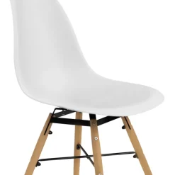 Lot de 6 chaises style scandinave 4 couleurs