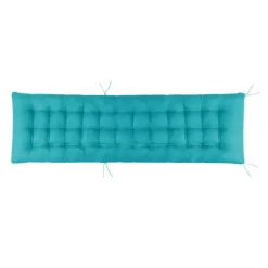 Lot de 2 coussins universels de transat 180 cm bleu canard
