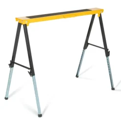 Lot de 2 tréteaux pliables avec plateau antiglisse