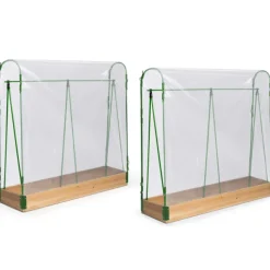Lot de 2 tunnels à tomates 1,20 m