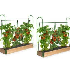 Lot de 2 tunnels à tomates 1,20 m
