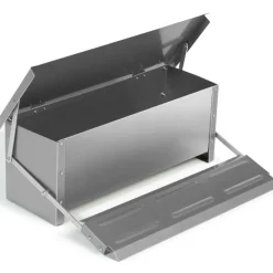 Mangeoire automatique en acier pour poules