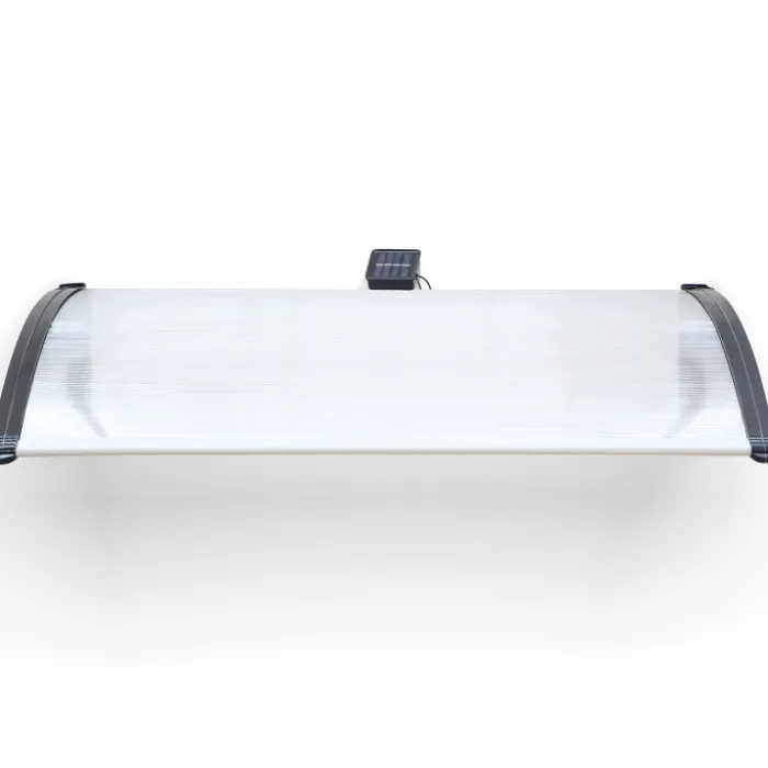 Marquise avec led solaires 80x120 cm