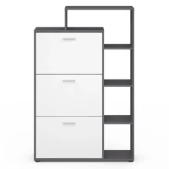 Meuble à chaussures 3 portes avec étagère