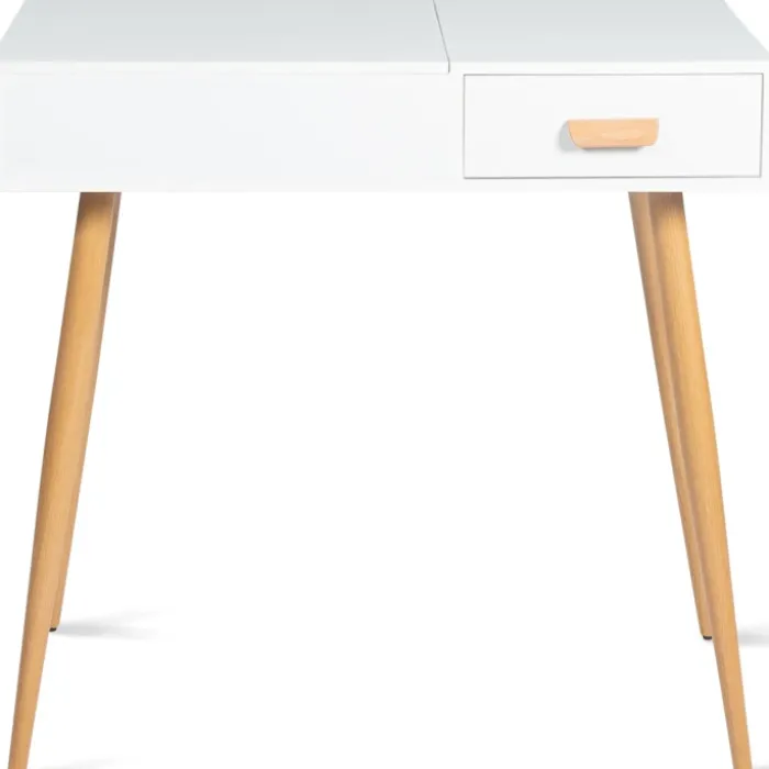Meuble coiffeuse blanche style scandinave