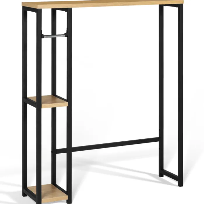 Meuble dessus WC industriel bois et métal
