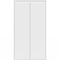 Meuble sous pente blanc avec rangement