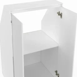 Meuble sous pente blanc avec rangement
