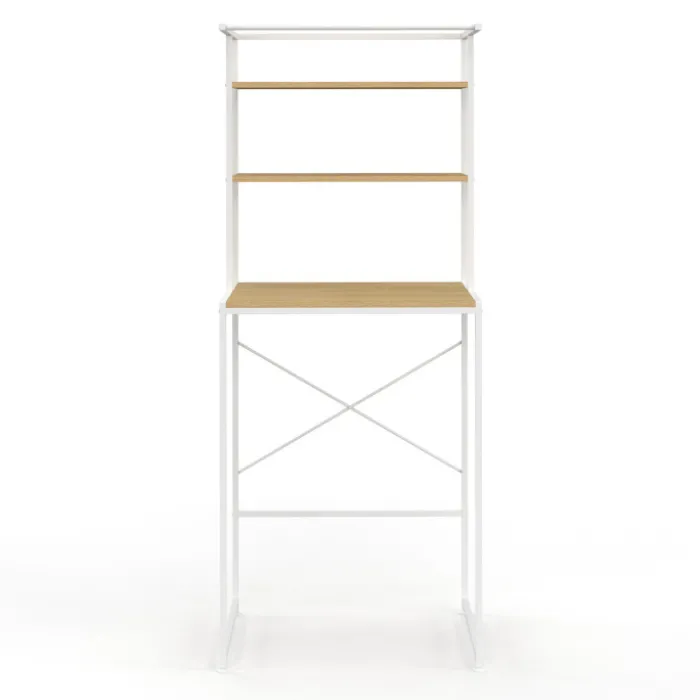 Meuble étagère blanc machine à laver
