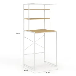 Meuble étagère blanc machine à laver