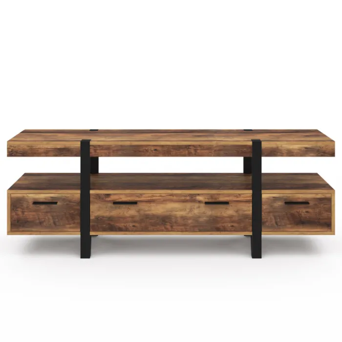 Meuble TV 140cm avec rangements