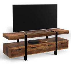 Meuble TV 140cm avec rangements