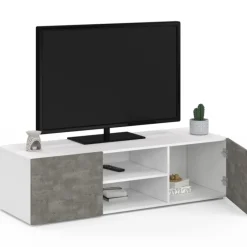 Meuble TV effet béton