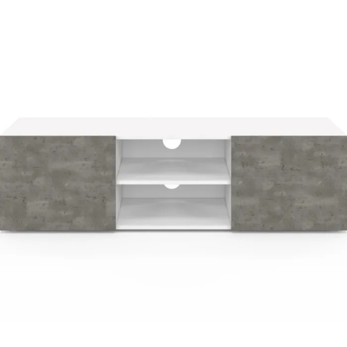 Meuble TV effet béton