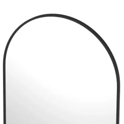 Miroir sur pied contour noir 160 x 40 cm