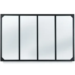 Miroir verrière style industriel
