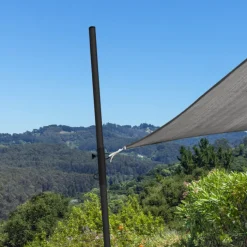 Mâts réglables de fixation pour voile d’ombrage x2