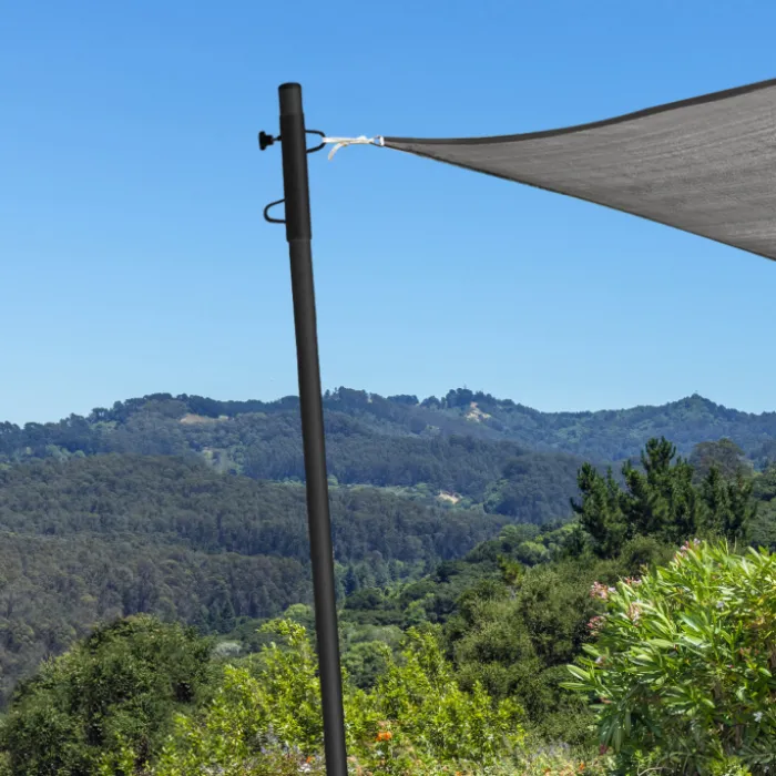 Mâts réglables de fixation pour voile d’ombrage x2
