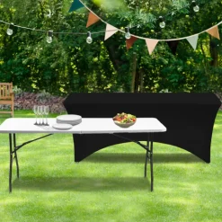 Nappe rectangulaire extensible noire