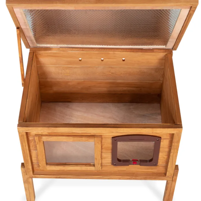 Niche en bois pour chat