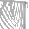 Panneau décoratif universel 150 x 50 CM PALM gris clair