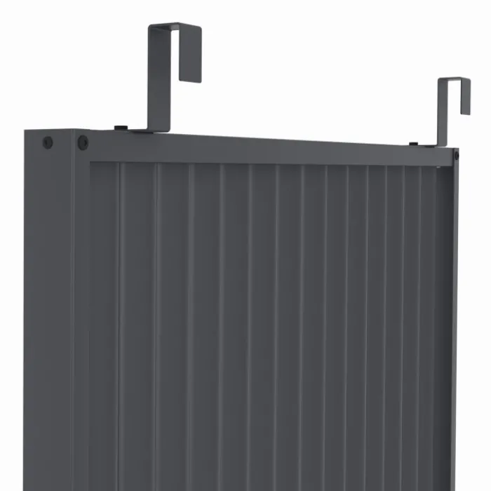 Pergola édition collector persiennes verticales toit rétractable 3x4 M 4 pans modulables gris anthracite