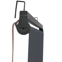 Pergola 3x3 m toit rétractable gris anthracite et stores enrouleurs