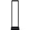 Porte bûches vertical intérieur 112 CM en métal noir