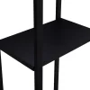 Porte bûches vertical intérieur 170 cm en métal noir