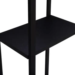 Porte bûches vertical intérieur 170 cm en métal noir