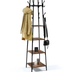 Porte-manteau industriel sur pieds