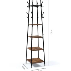 Porte-manteau industriel sur pieds