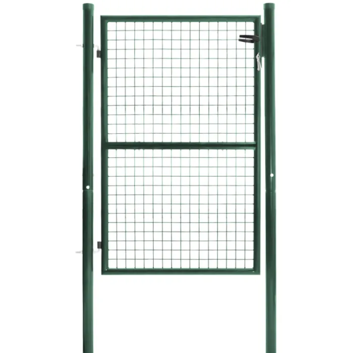 Portillon vert jardin en acier 105 x 125 cm