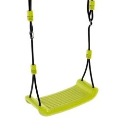 Portique balançoire 3 agrès pour jardin extérieur