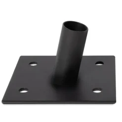 Poteau pour toile ombrage en acier noir 220 cm