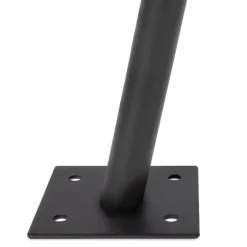 Poteau pour toile ombrage en acier noir 220 cm