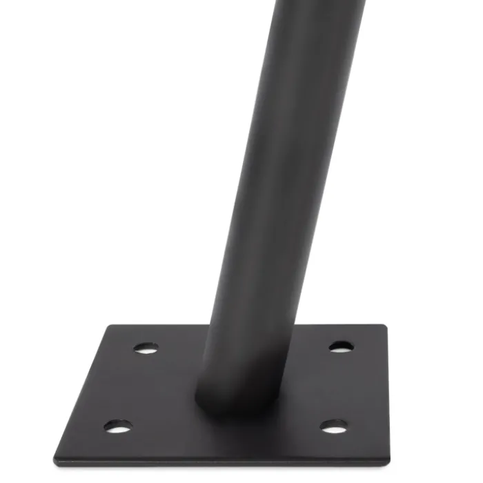 Poteau pour toile ombrage en acier noir 220 cm