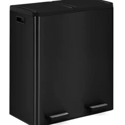 Poubelle de cuisine 2x30L seaux amovibles avec pédales