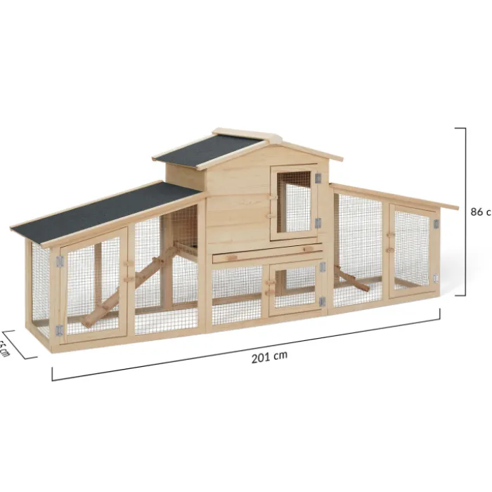 Poulailler clapier XXL