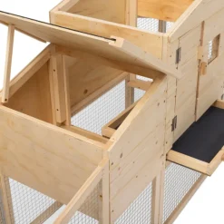 Poulailler XXL en bois avec pondoir