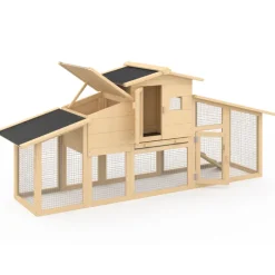 Poulailler XXL en bois avec pondoir