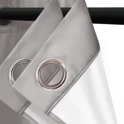 Rideaux occultants thermiques gris clair