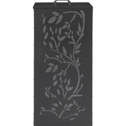 Réservoir à granulés pour rangement de pellets en intérieur, pour 45 kg, avec motif floral et transparent