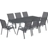 Salon de jardin avec table extensible 8 places