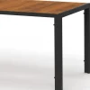 Salon de jardin table 190 cm et 8 chaises cordage et textilène noir et rotin clair