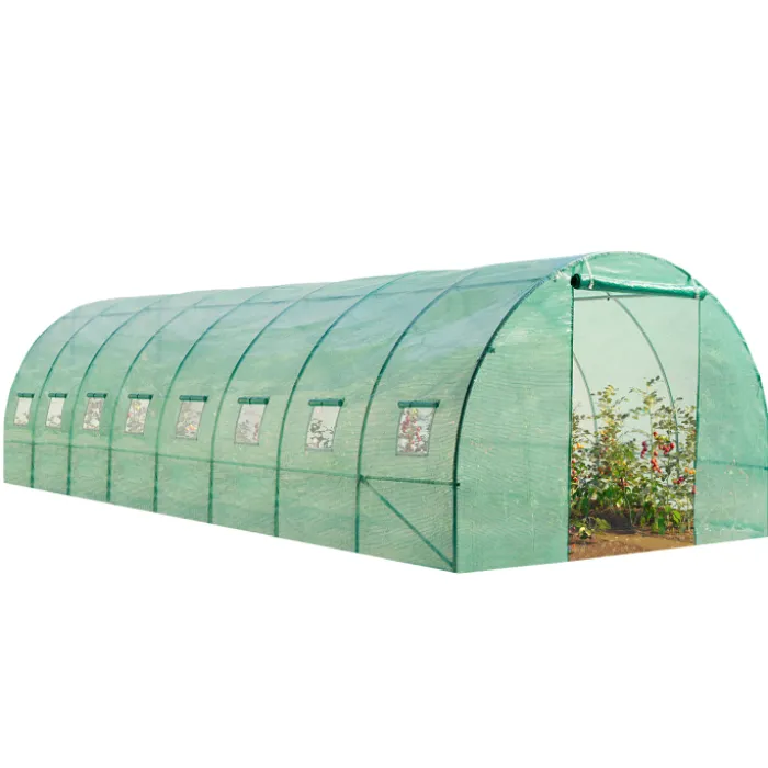 Serre de jardin 24 m² tunnel 8x3 m
